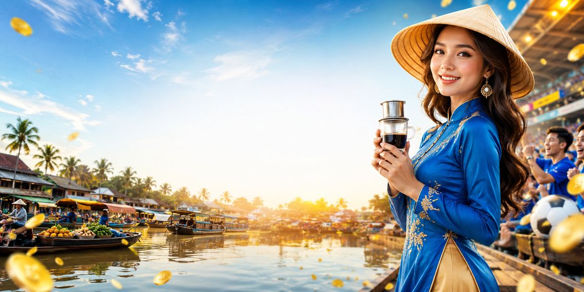 Người dùng tại Cần Thơ nhâm nhi cà phê và theo dõi kết quả cá cược qua điện thoại